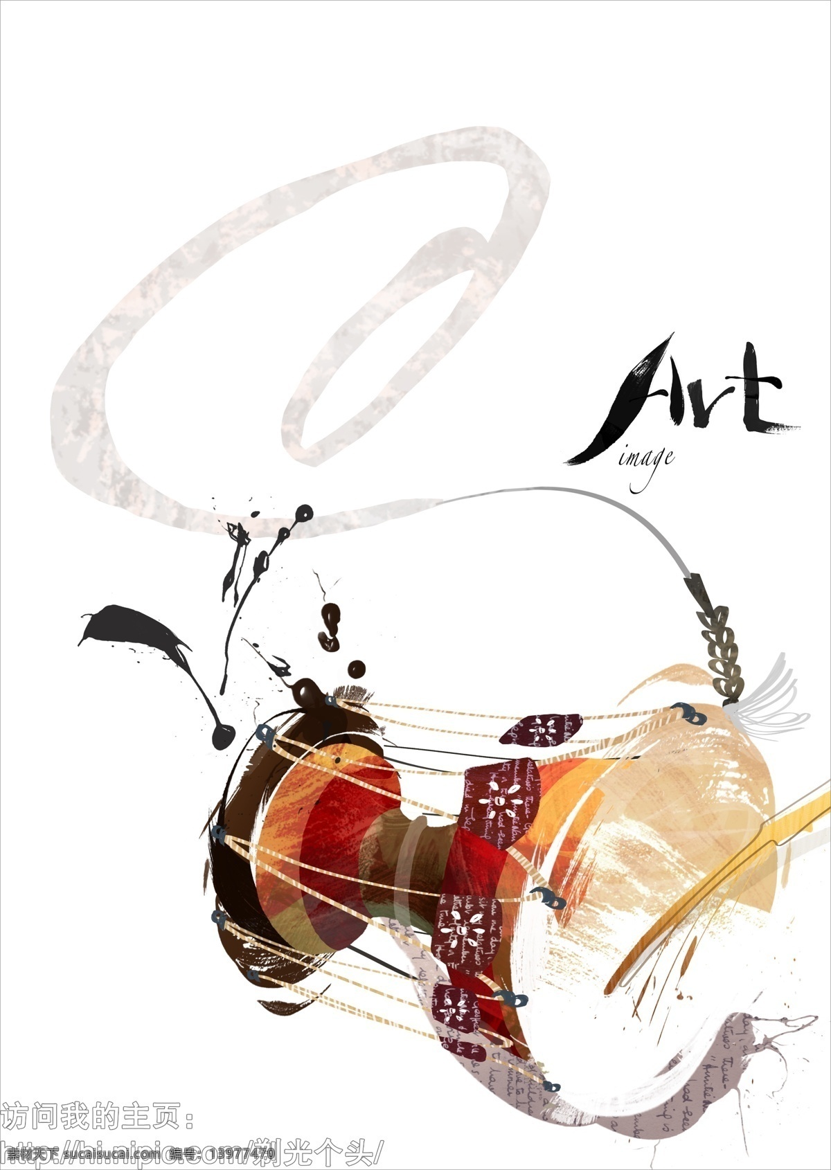 分层 环保插画 乐器 水墨插画 水墨风 水墨画 源文件 杖鼓素材下载 杖鼓模板下载 杖鼓 手绘杖鼓 手绘鼓 小鼓 插画集