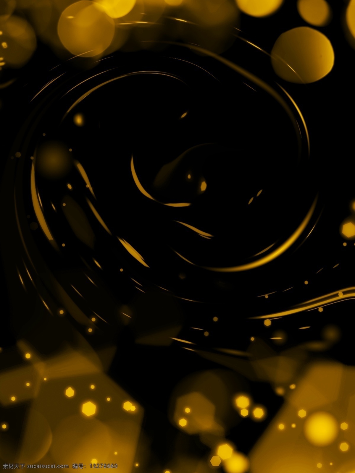 原创 金色 大气 时尚 扭曲 空间 海报 背景 梦幻 金色背景 黑色背景 时尚背景 海报背景 光斑背景 大气背景 扭曲背景