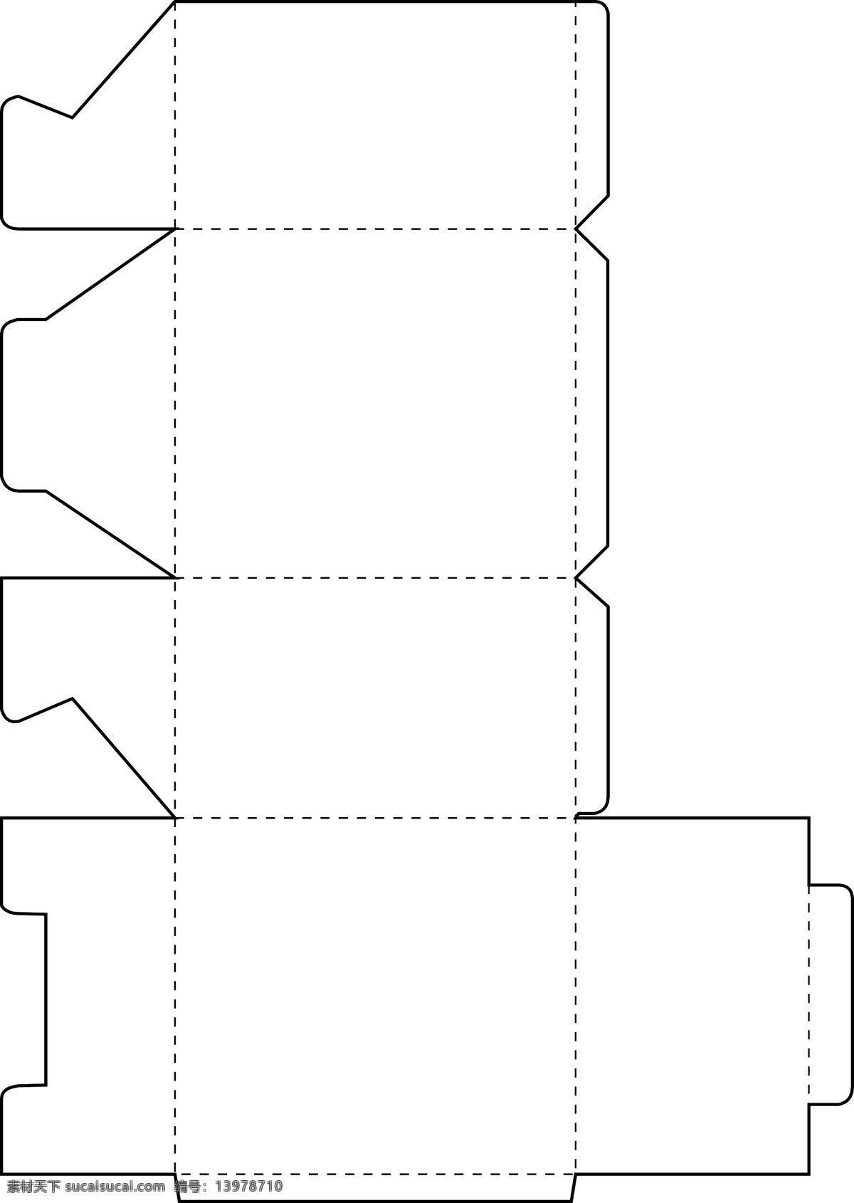 包装盒 展开 矢量图 盒子 外包装 矢量 纸盒 折叠 图 海报 其他海报设计