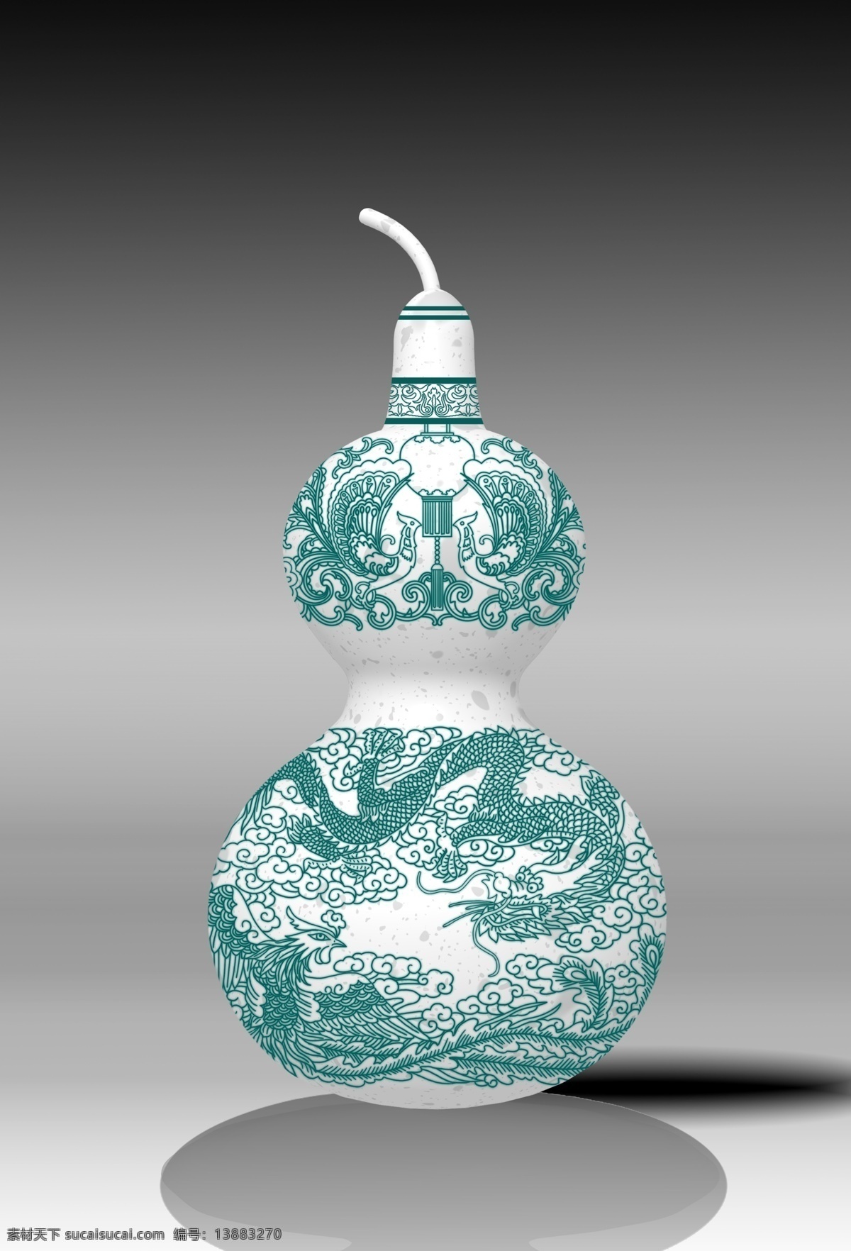 酒容器设计 酒瓶 葫芦 景泰蓝 中国元素 龙 凤 龙凤纹 工艺品 酒瓶设计 分层 源文件