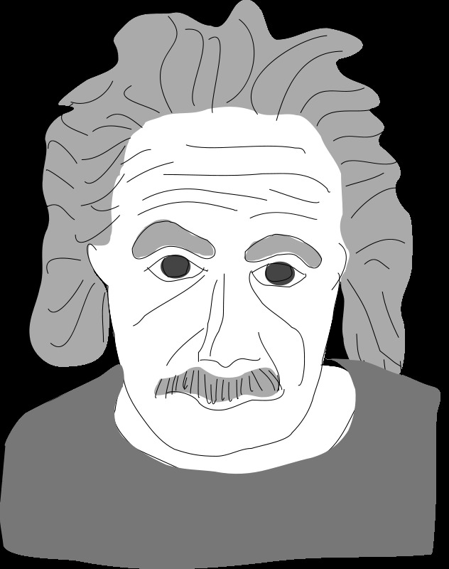 爱因斯坦 科学 著名的 著名的人 的人 插画集