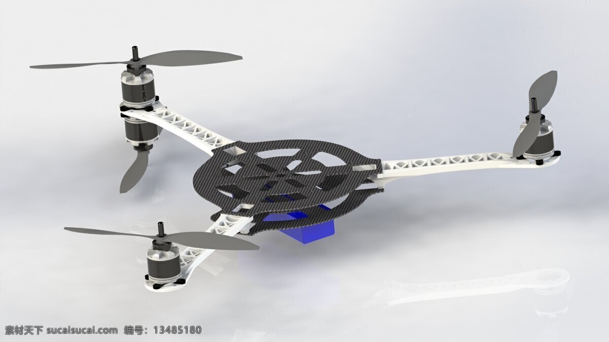 y4 直升机 y4直升机 3d模型素材 其他3d模型