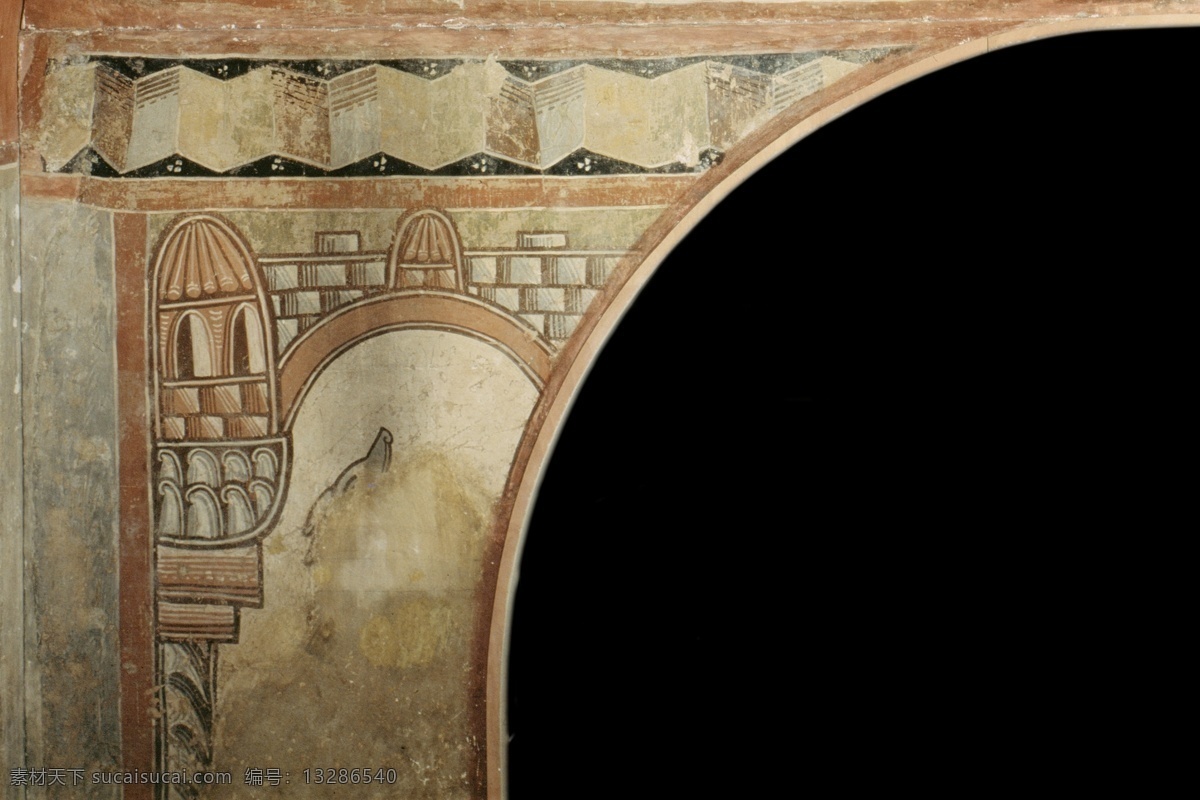 maderuelo de cruz vera hermitage the arch entry of spandrel left century anonymous 高清 油画 宗教 人物 神话 样式 主义 古典 西方 装饰画 家居装饰素材