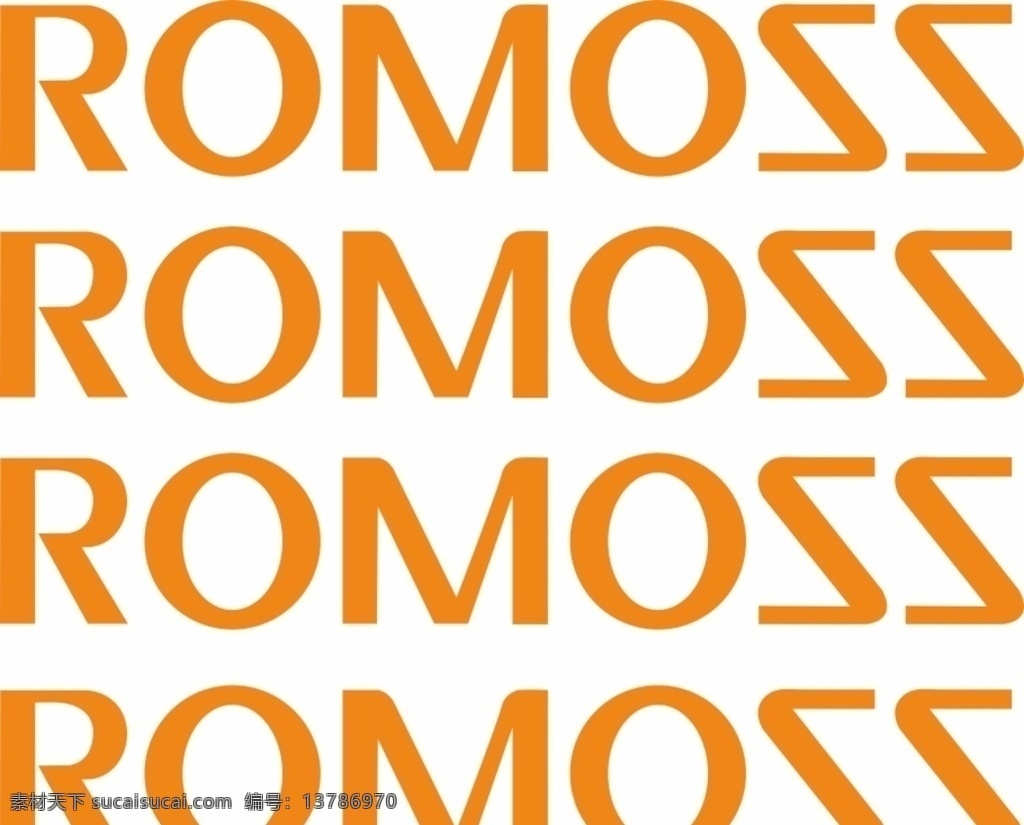 romoss 罗马仕标志 充电 宝 logo 矢量logo