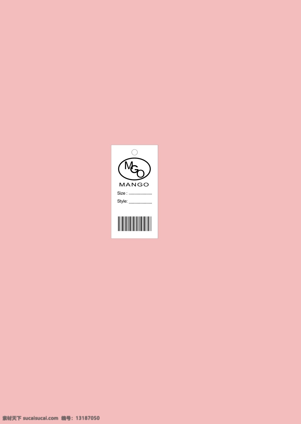 简易 外贸 服装鞋帽 吊牌 高清 矢量图 条码 名片卡 其他名片
