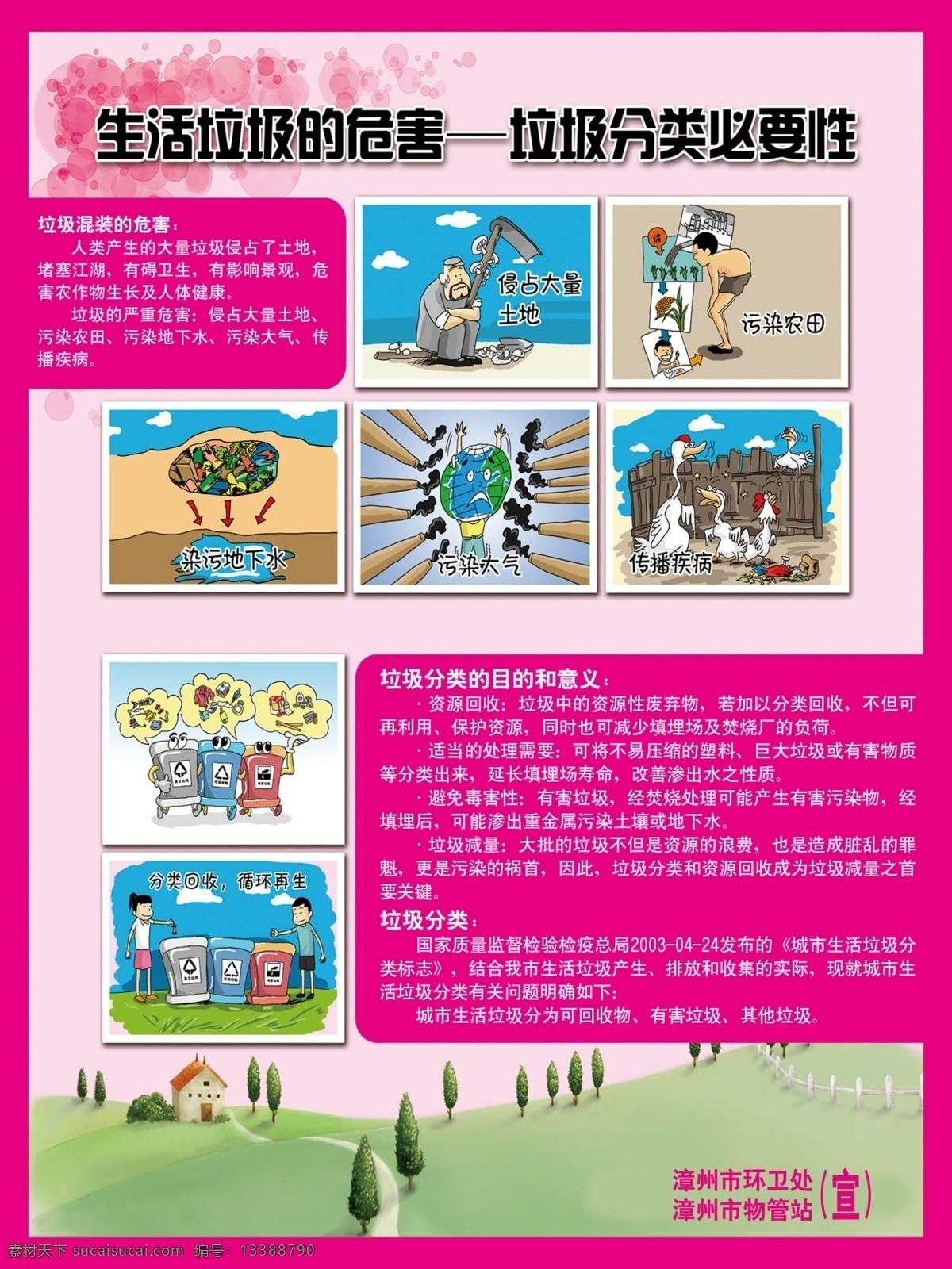 垃圾 回收 宣传 展板 广告设计模板 环保宣传 垃圾分类 源文件 展板模板 垃圾回收 环卫 分类 必要性 其他展板设计