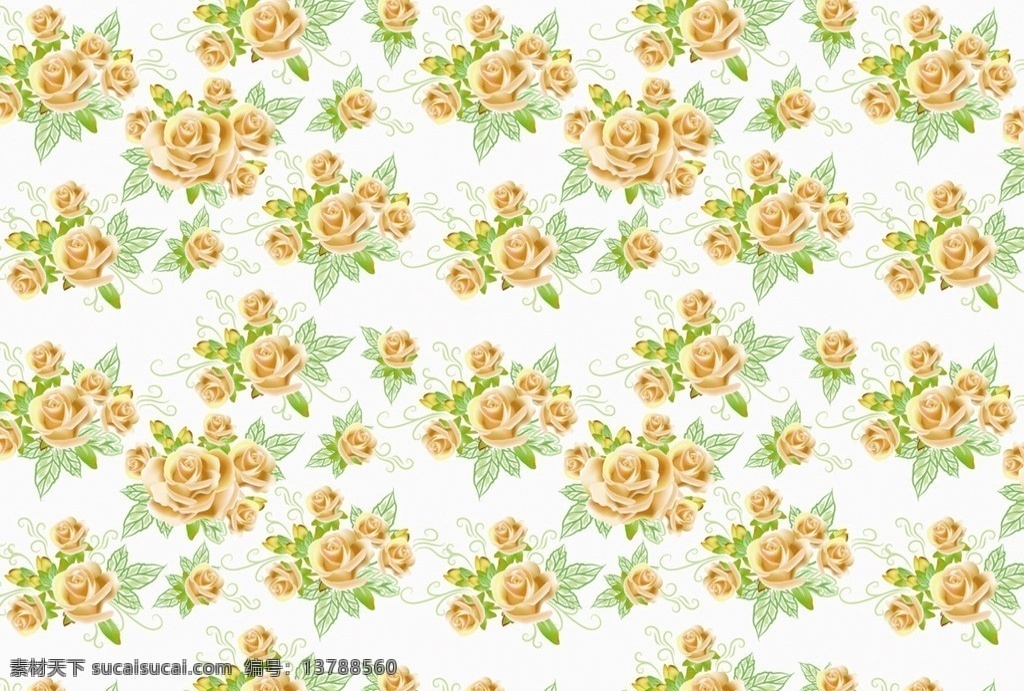 玫瑰花 图案 底纹 黄 壁纸 墙纸图案 底纹背景 花纹 玫瑰花纹 花边花纹 底纹边框