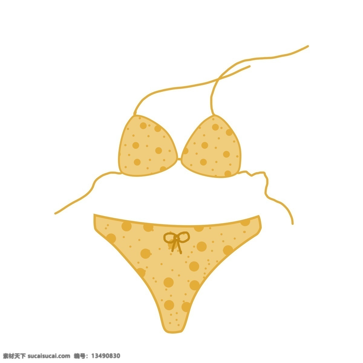 夏季 游泳 比基尼 海滩