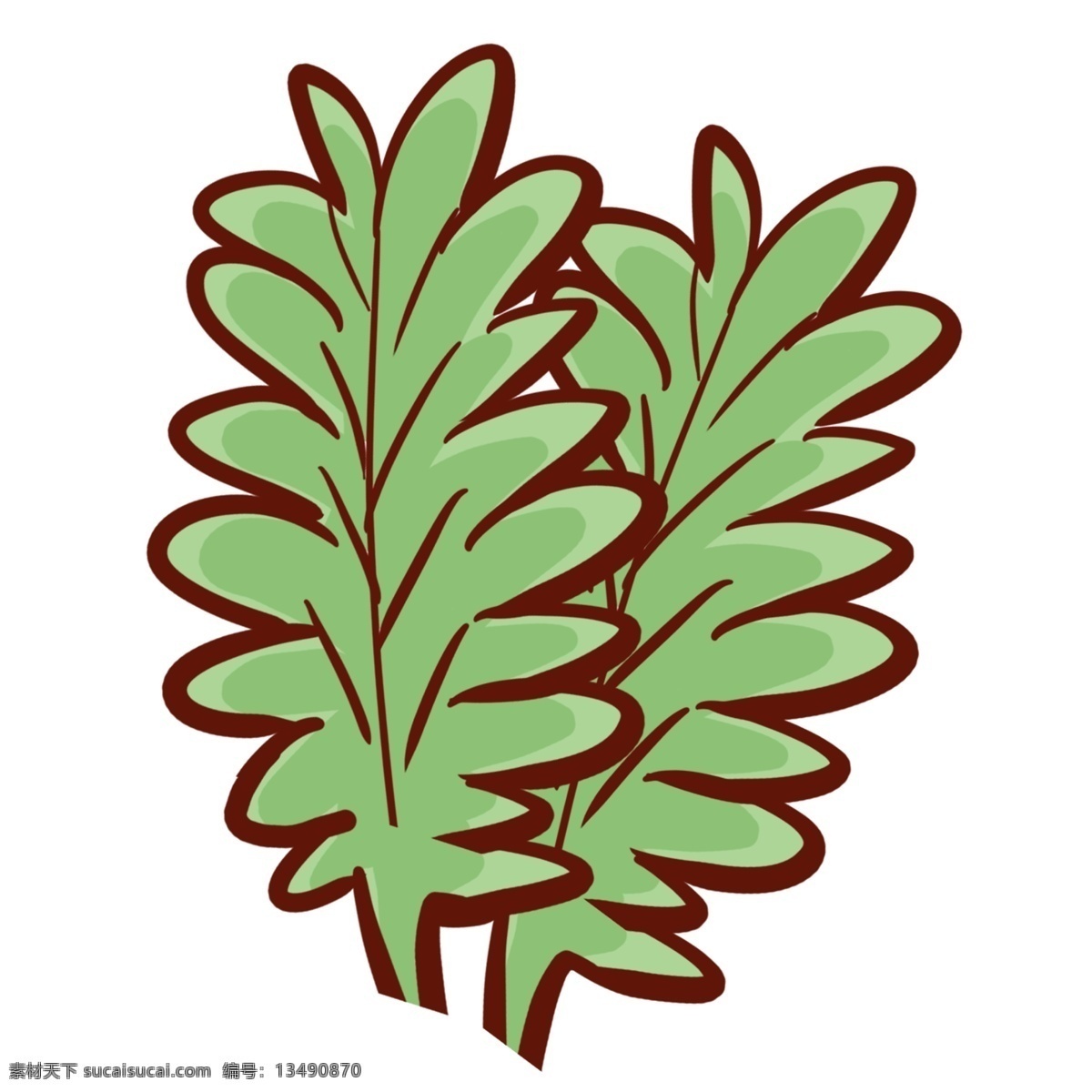 绿色植物 叶子 树枝 森林 png元素 装饰图案 免扣素材 透明素材