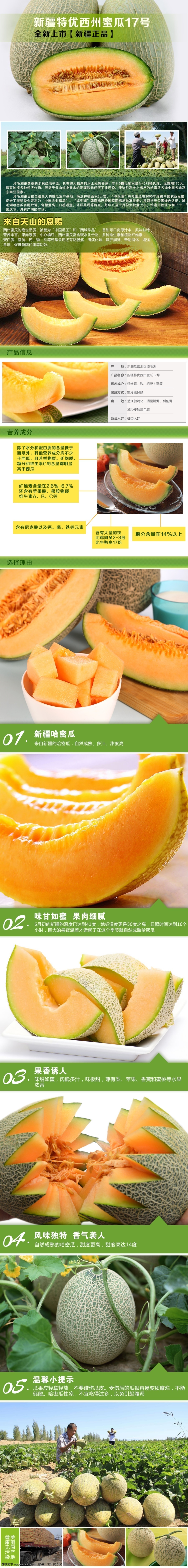 天猫 哈密瓜 详情 宝贝 描述 分层 宝贝详情 水果 水果矢量素材 淘宝 源文件 水果模板下载 原创设计 原创淘宝设计