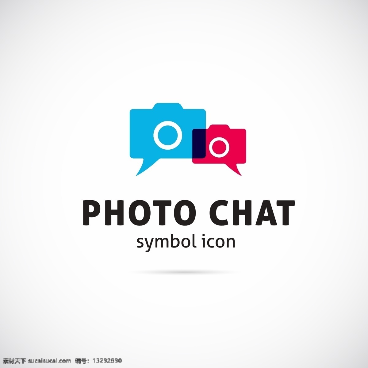 相机 符号 图标 矢量 logo photo chat logo设计