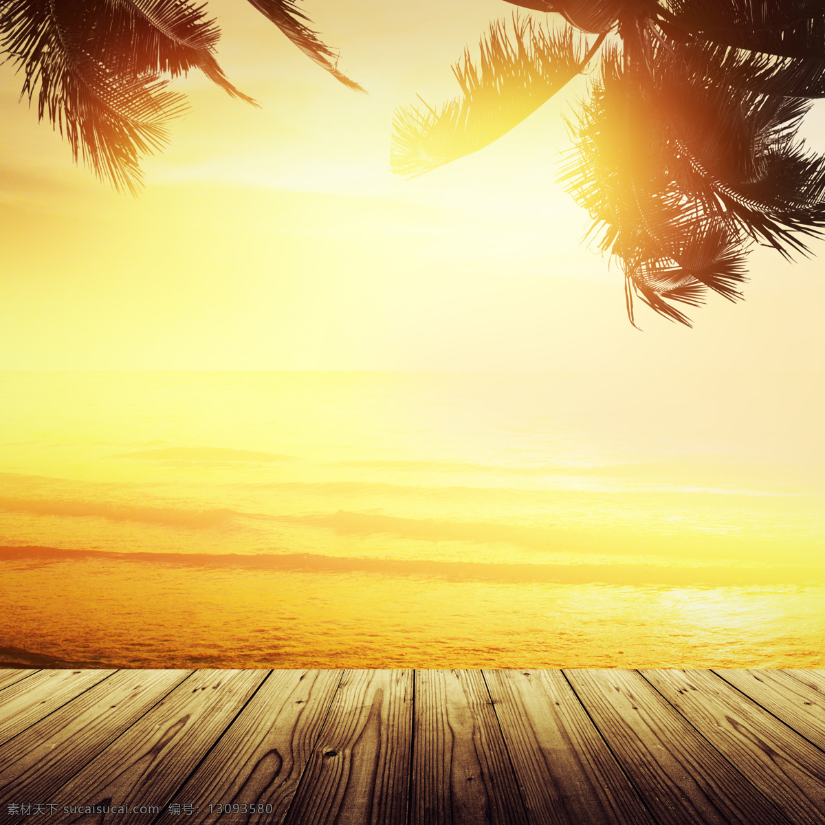 木板 阳光 海边 风景 海边风景 椰树 自然风景 木板背景 海水 海洋海边 大海图片 风景图片