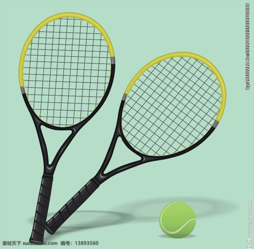 矢量 网球拍 网球 球 矢量文件 源文件 球拍 运动 体育 打网球 卡通 卡通画 简笔画