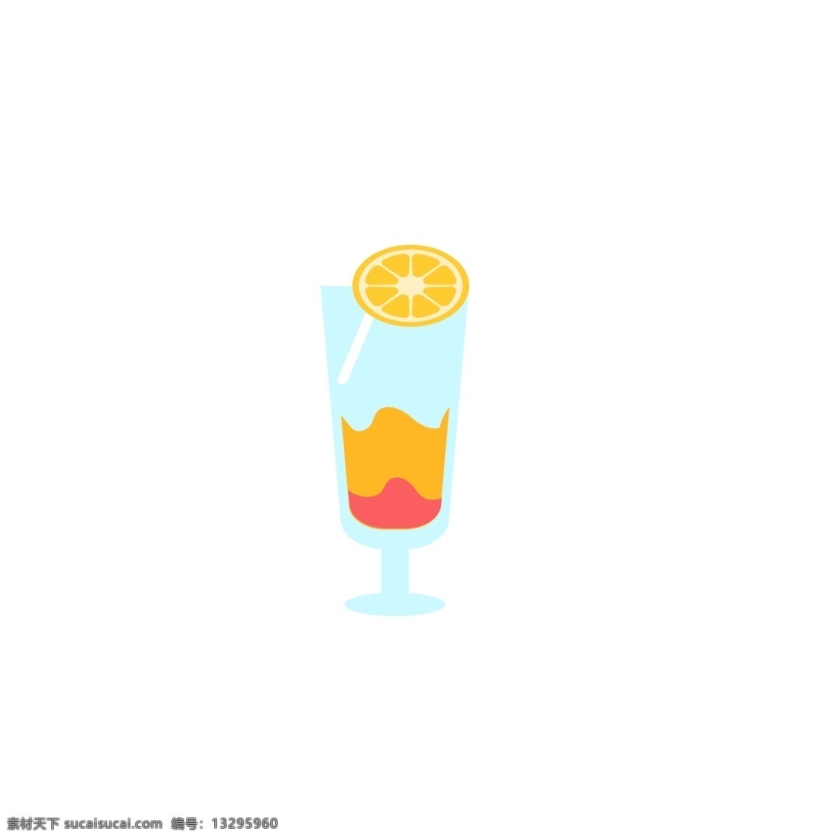 鸡尾酒 多层 好喝 美 洒 柠檬 好酒 吸管 彩色 酒杯 晚会