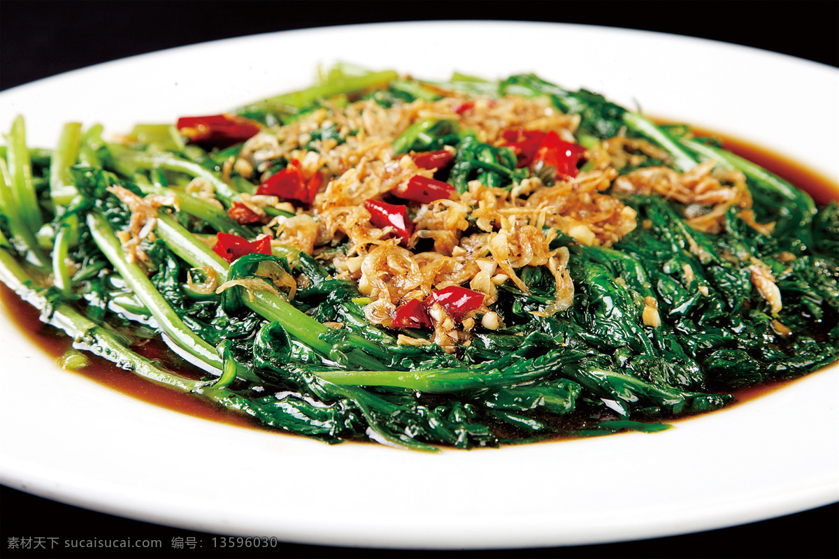 油淋茼蒿图片 油淋茼蒿 美食 传统美食 餐饮美食 高清菜谱用图