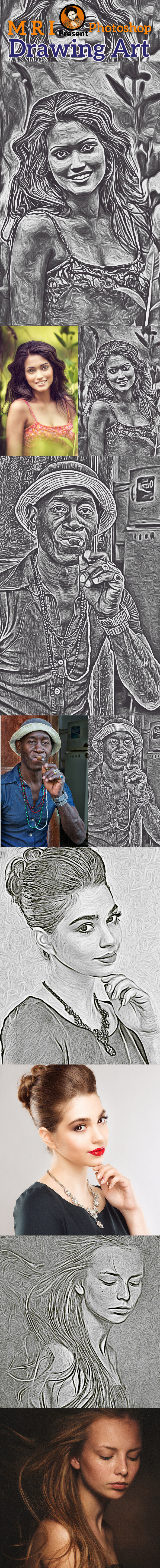 人像 照片 黑白 艺术 绘画 效果 ps 动作 ps动作 ps素材 drawing art actions 照片处理 人像处理 黑白效果 黑白动作 黑白绘画 黑白油画 艺术绘画 绘画动作 手绘动作 油画动作 创意油画 绘画艺术 黑白手绘