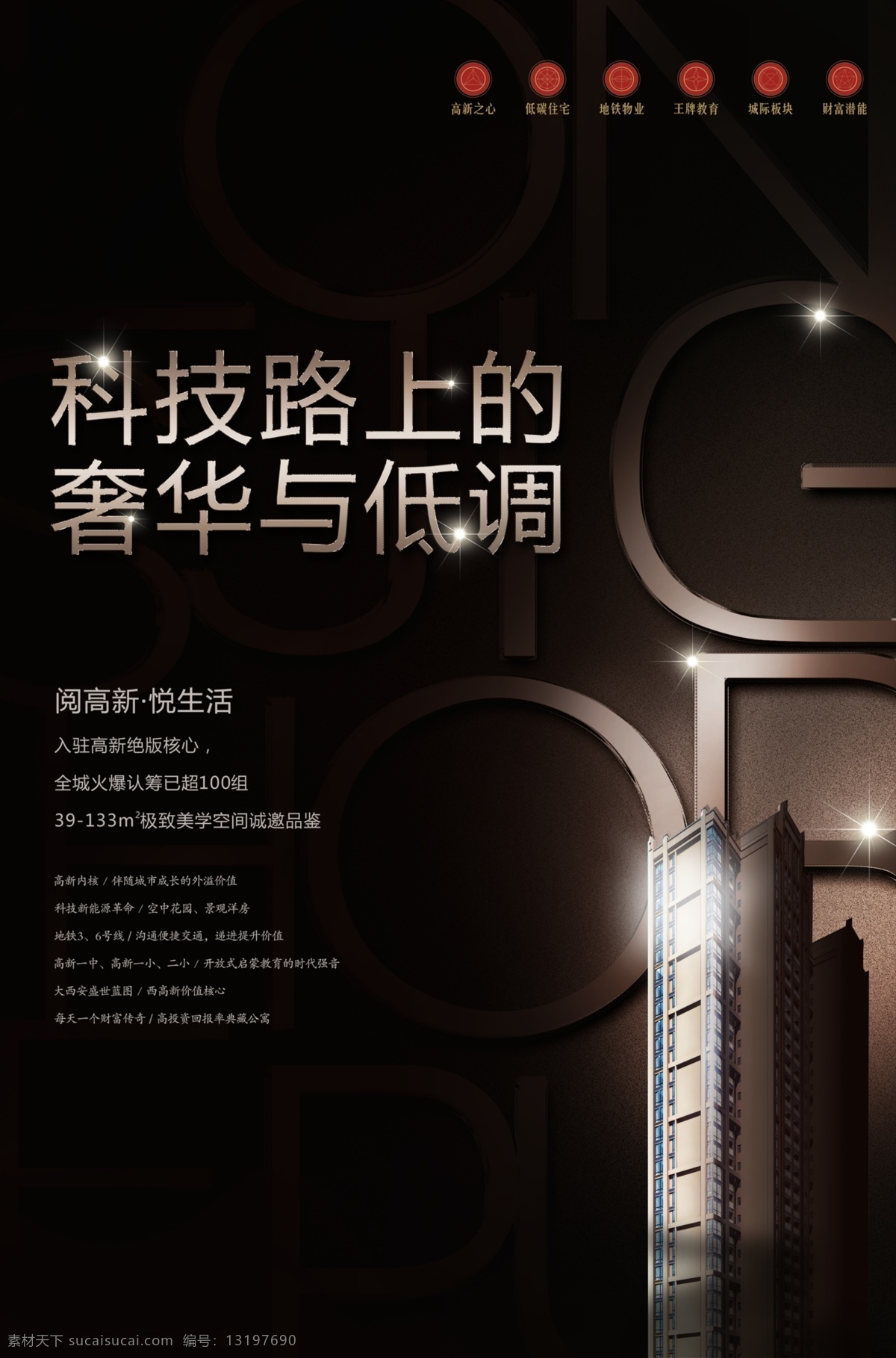 地产 广告 多层 psddm 宣传单 别墅 大气 单 页 模版 海报 cdrdm 地产广告 地产海报