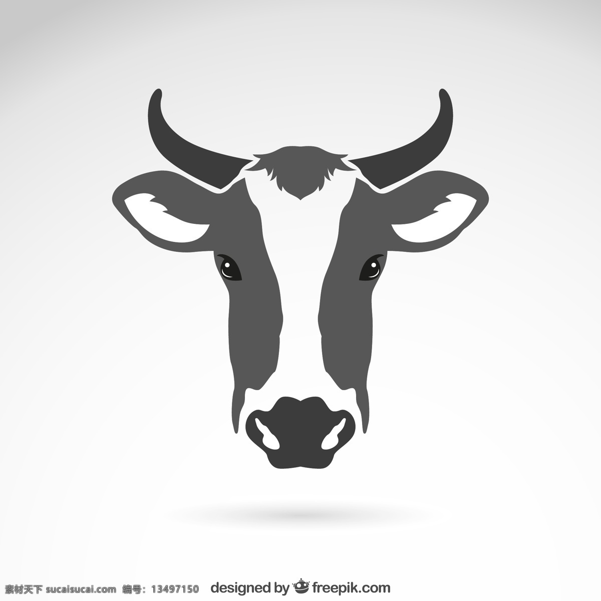 奶牛头 动物 农场 牛奶 主管农业 牛肉 农场动物 农业 图标 高清 源文件