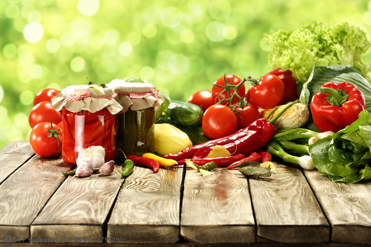 新鲜 蔬菜 腌菜 西红柿 番茄 青菜 新鲜蔬菜 果实 水果蔬菜 餐饮美食 蔬菜图片