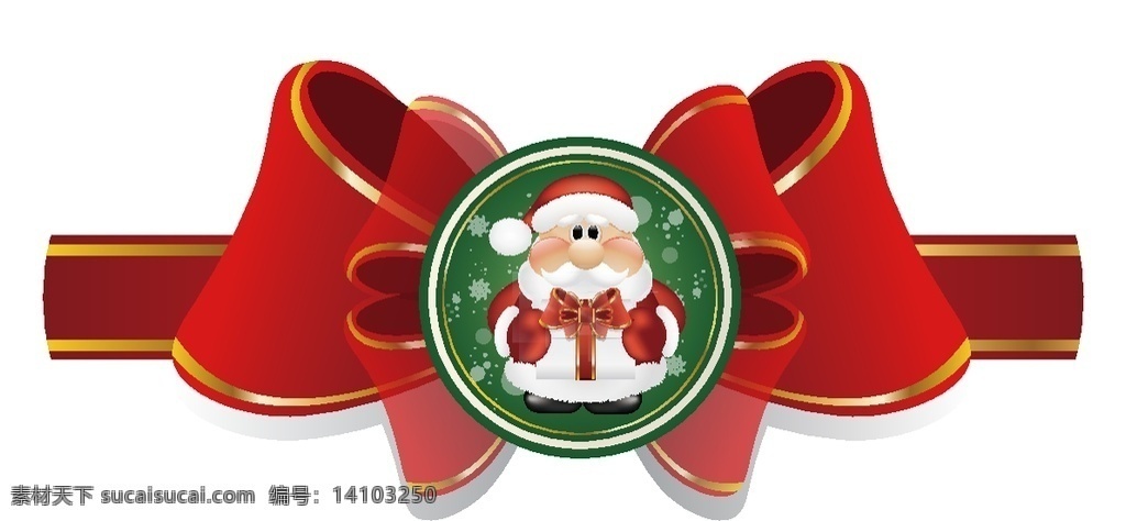 圣诞 蝴蝶结 圣诞节 圣诞老人 卡片 领带 礼物
