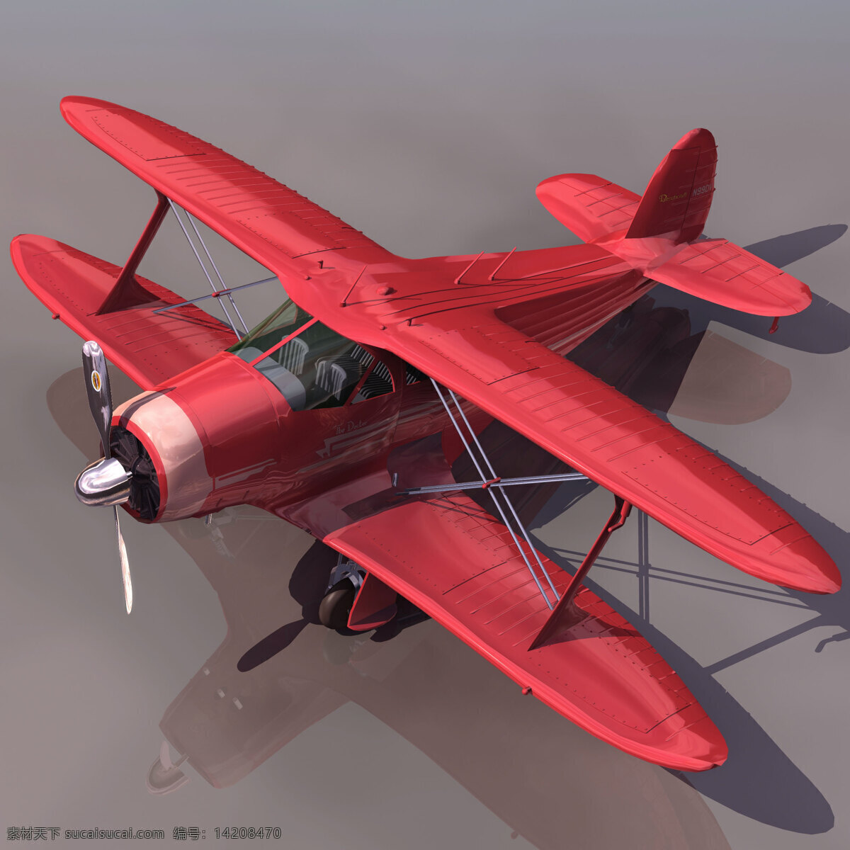 飞机模型 g17s 民用飞机 3d模型素材 电器模型