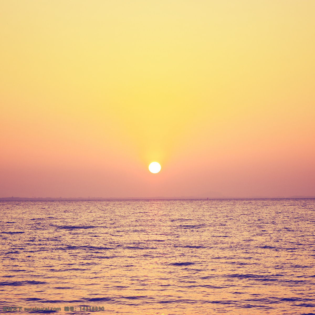 美丽 日落 美丽的日落 夕阳 太阳 黄色天空 大海 山水风景 风景图片