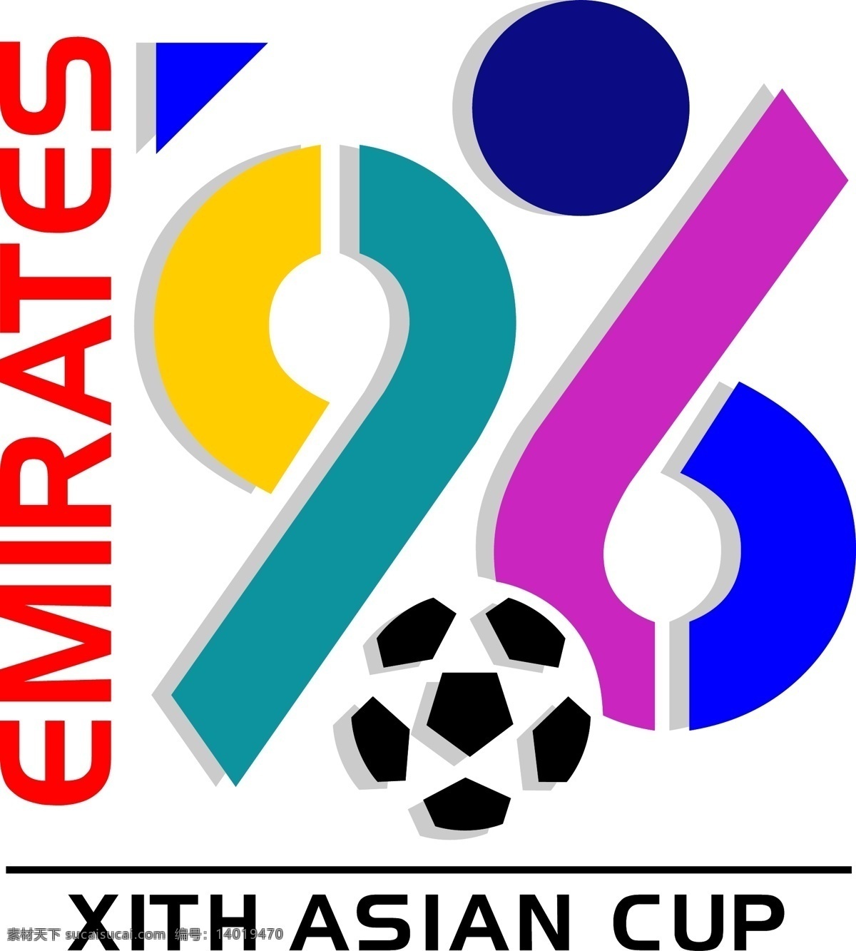 年 亚洲杯 标志 标识标志图标 公共标识标志 矢量图库