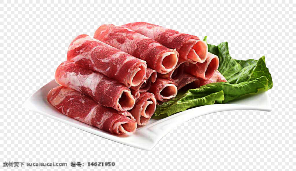 肥牛 生肉片 摆盘 蔬菜装饰 餐饮美食 鲜嫩 火锅食材 肉类 精致摆放 牛肉卷 美食摄影 生鲜食材
