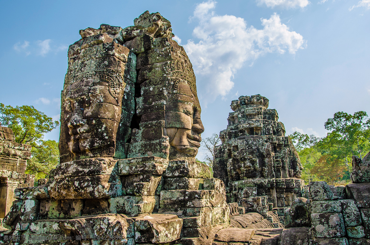 柬埔寨 吴哥 遗迹 风景