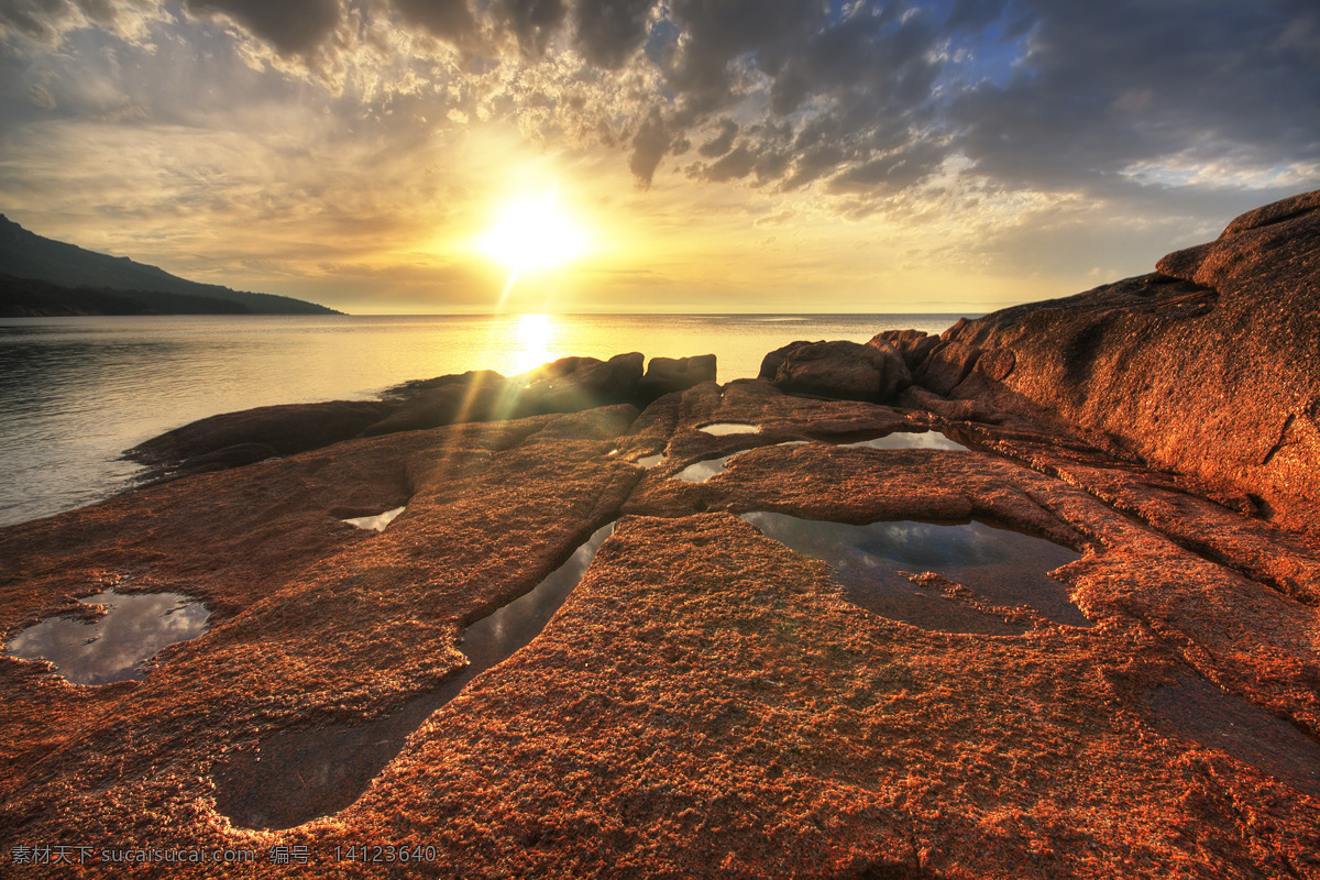 蜜月湾的日落 日落 风景 大海 海边 自然风景 自然景观