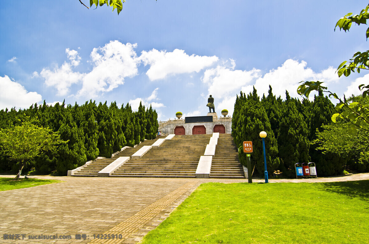 孙文纪念碑园 孙文公园 中山景点 孙文 纪念碑 主 道 旅游摄影 中山孙文公园 国内旅游