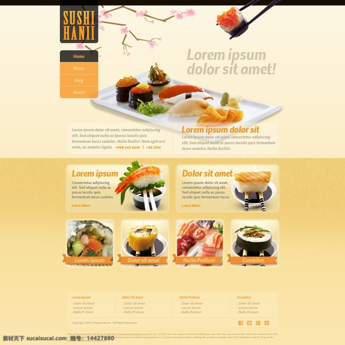 外国 美食 网站 分层 美食网站 设计师boz psd源文件