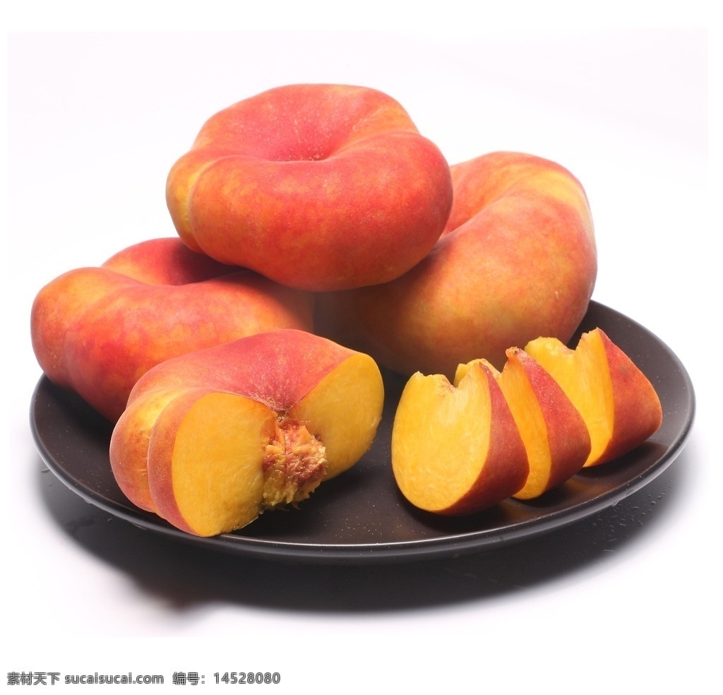 蟠桃 桃子 水果 果品 水果摄影 生物世界