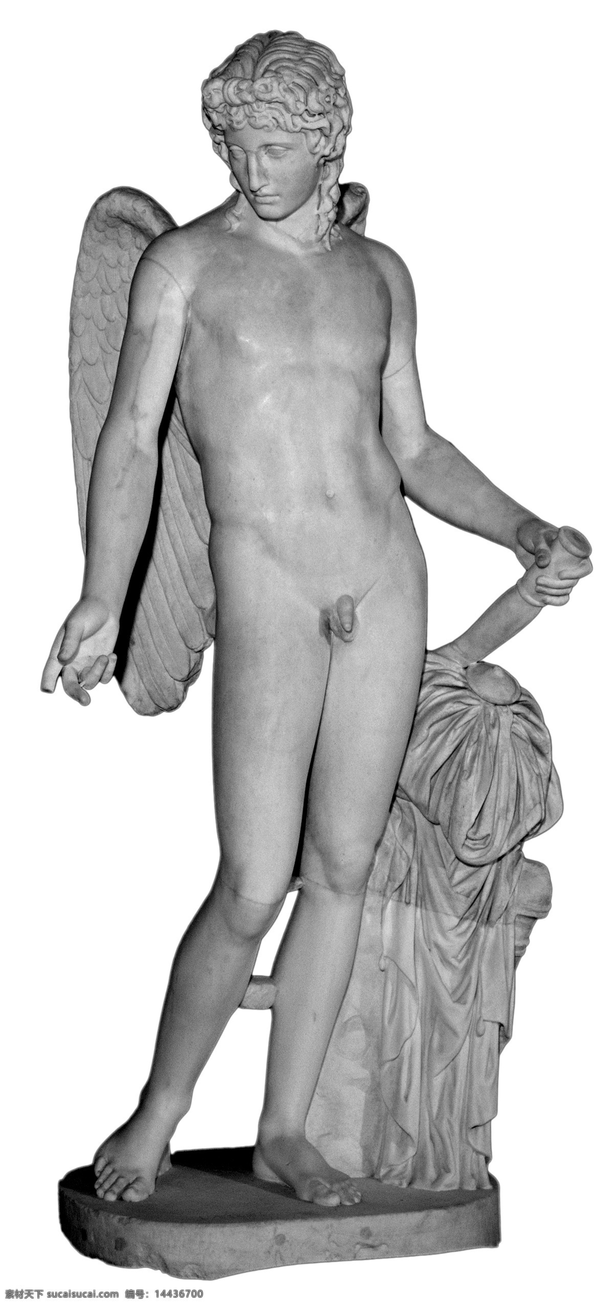男天使雕塑 雕刻 石雕 大理石 欧洲 文艺复兴 雕像 艺术 旅游摄影 人文景观 摄影图库