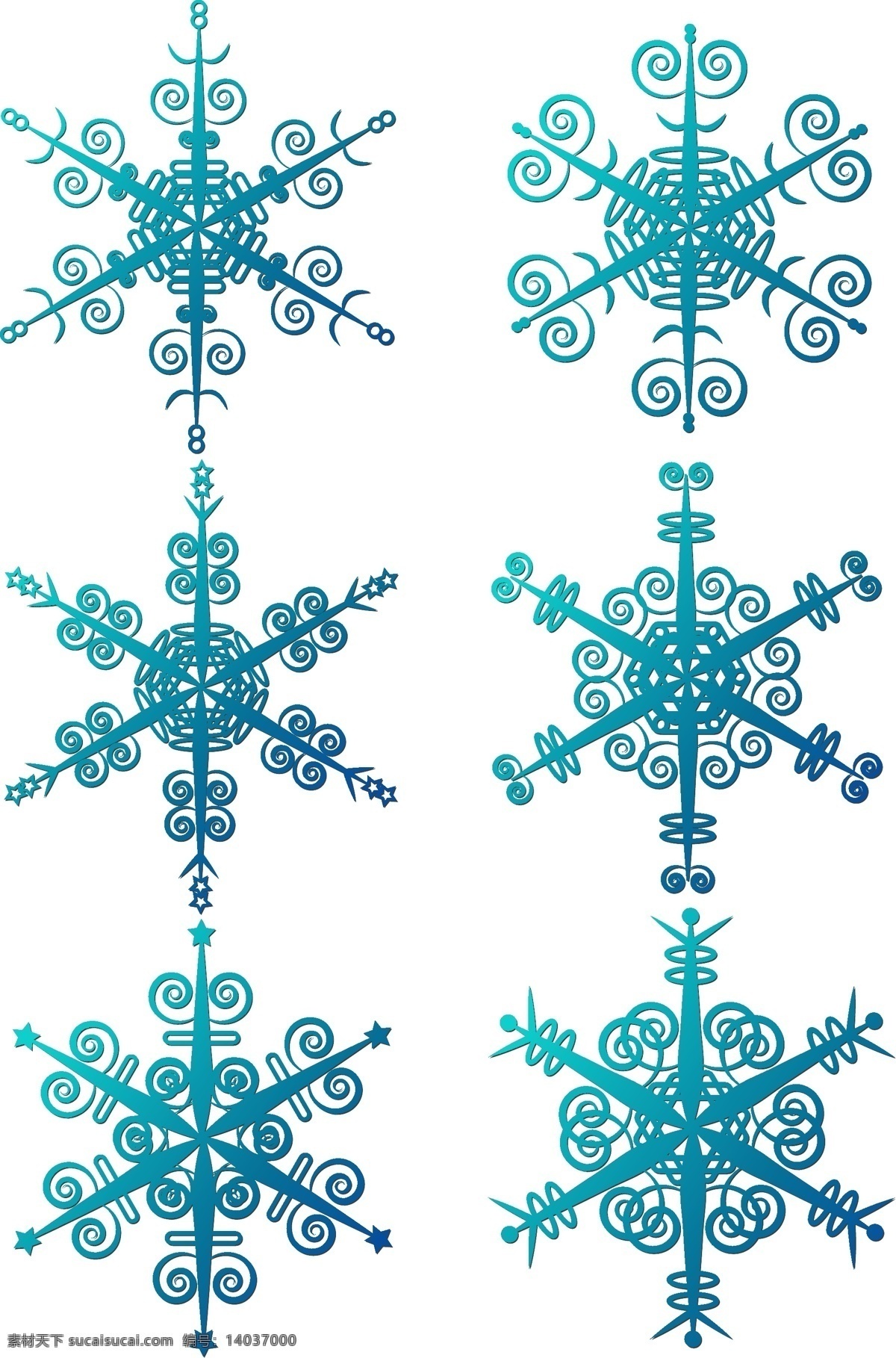 简约 冬季 冰雪 花 商用 雪花装饰 蓝色雪花 简约雪花 雪花元素 冬季雪花