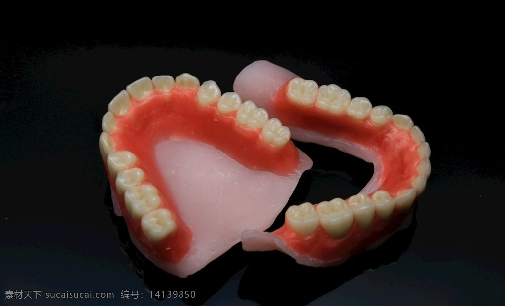 假牙 义齿 吸附性义齿 全口义齿 牙齿 排牙