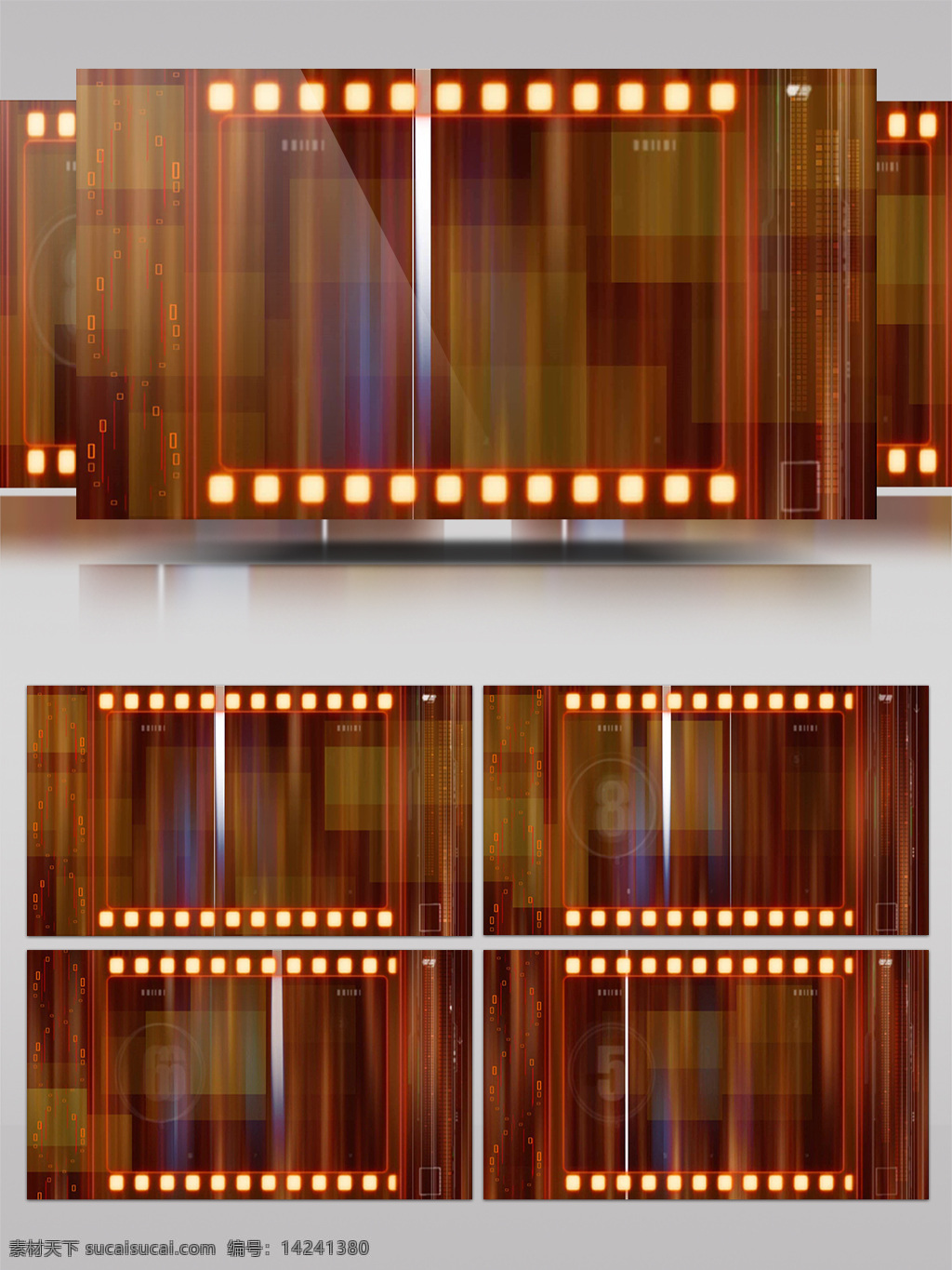 双排 灯光 倒计时 视频 双排灯光 黄色 高清视频素材 视频素材 动态视频素材