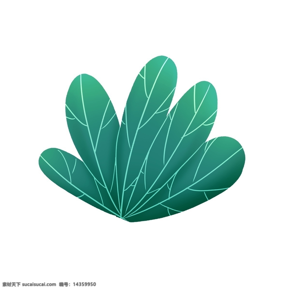 唯美 手绘 绿色 叶子 装饰 图案 装饰图案 免扣素材 透明素材 植物