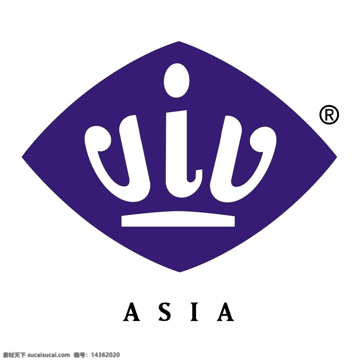 亚洲 viv 自由 标识 psd源文件 logo设计