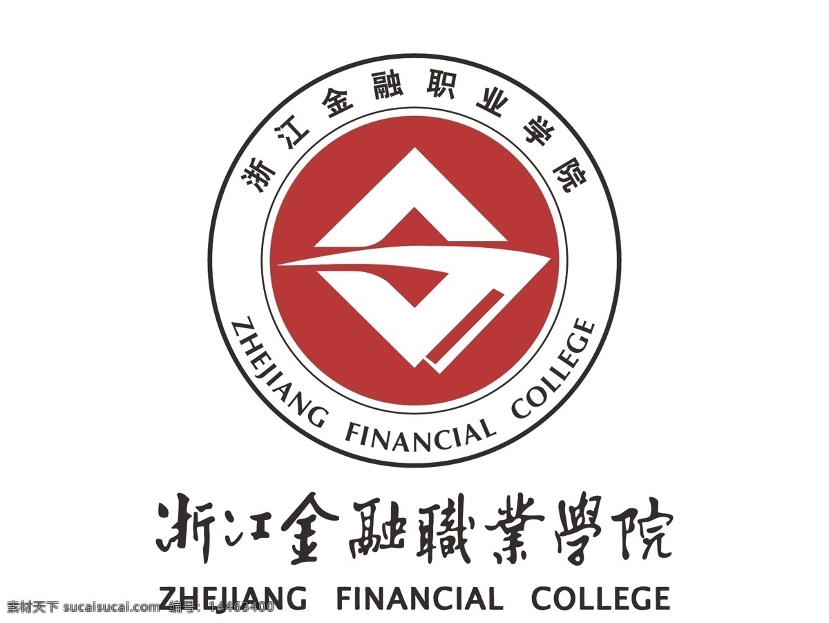 浙江 金融 职业 学院 logo 校徽 矢量 标志 标识 标志图标 公共标识标志