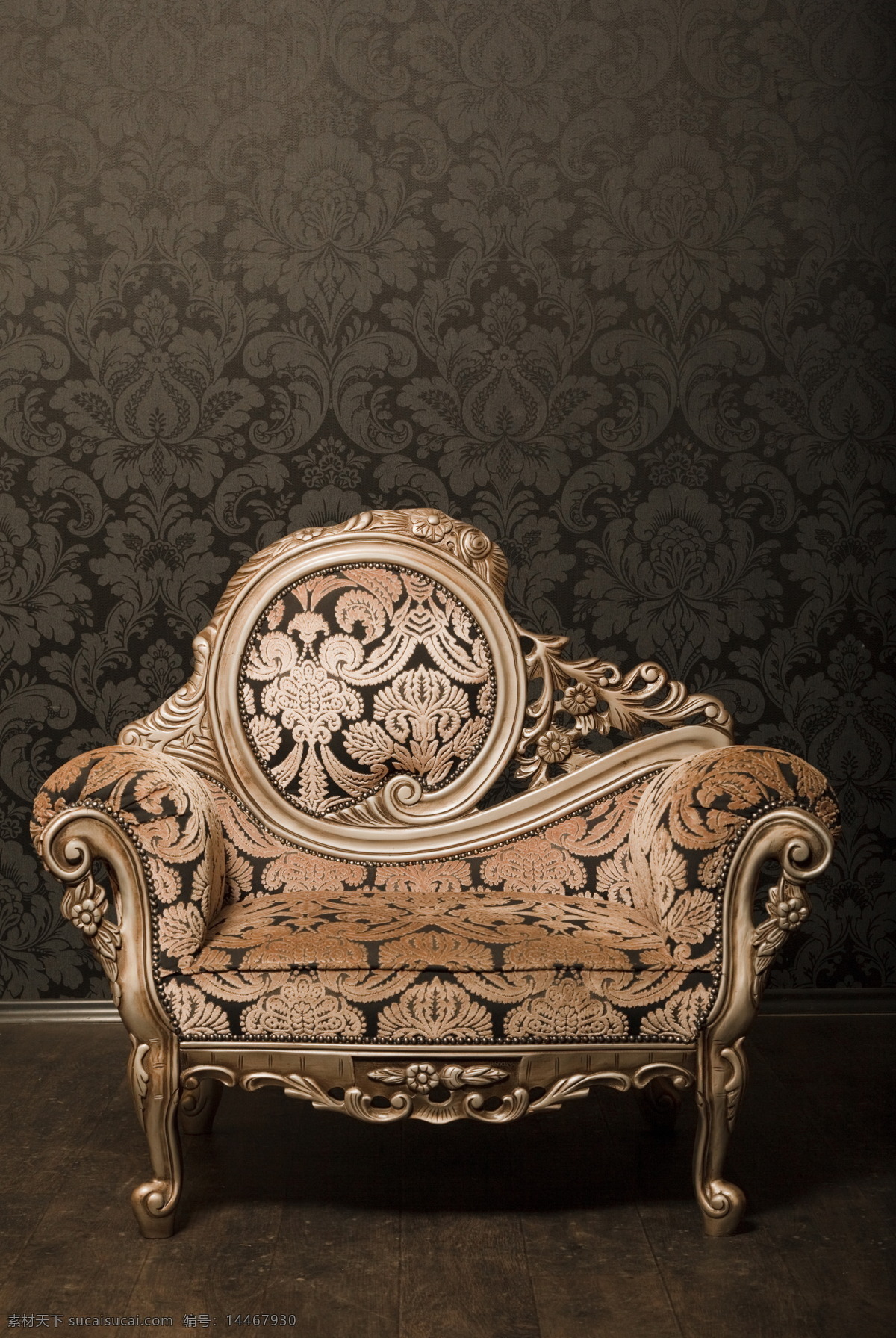 欧式 沙发 欧式沙发 沙发椅子 复古沙发 地板 壁纸 花纹壁纸 复古家具 室内设计 环境家居