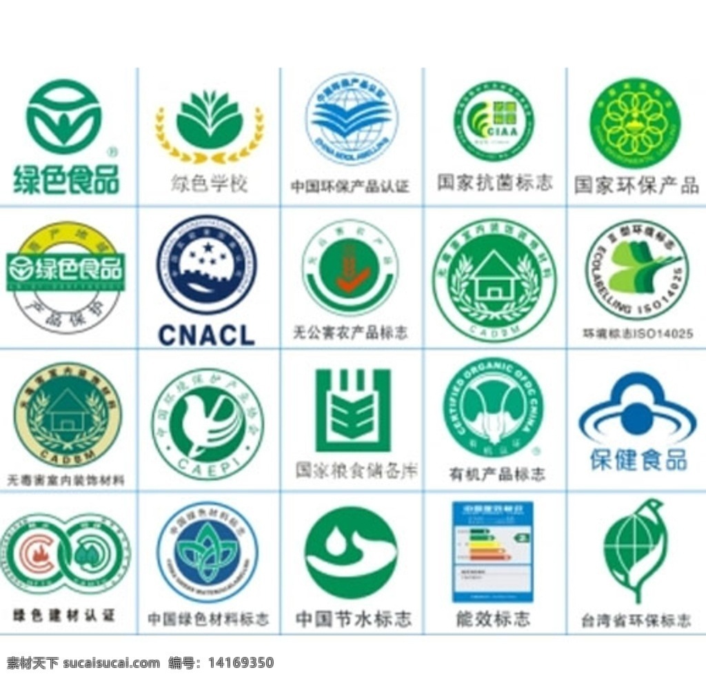 国家 认证 标志 大全 生产许可 标志图标 公共标识标志