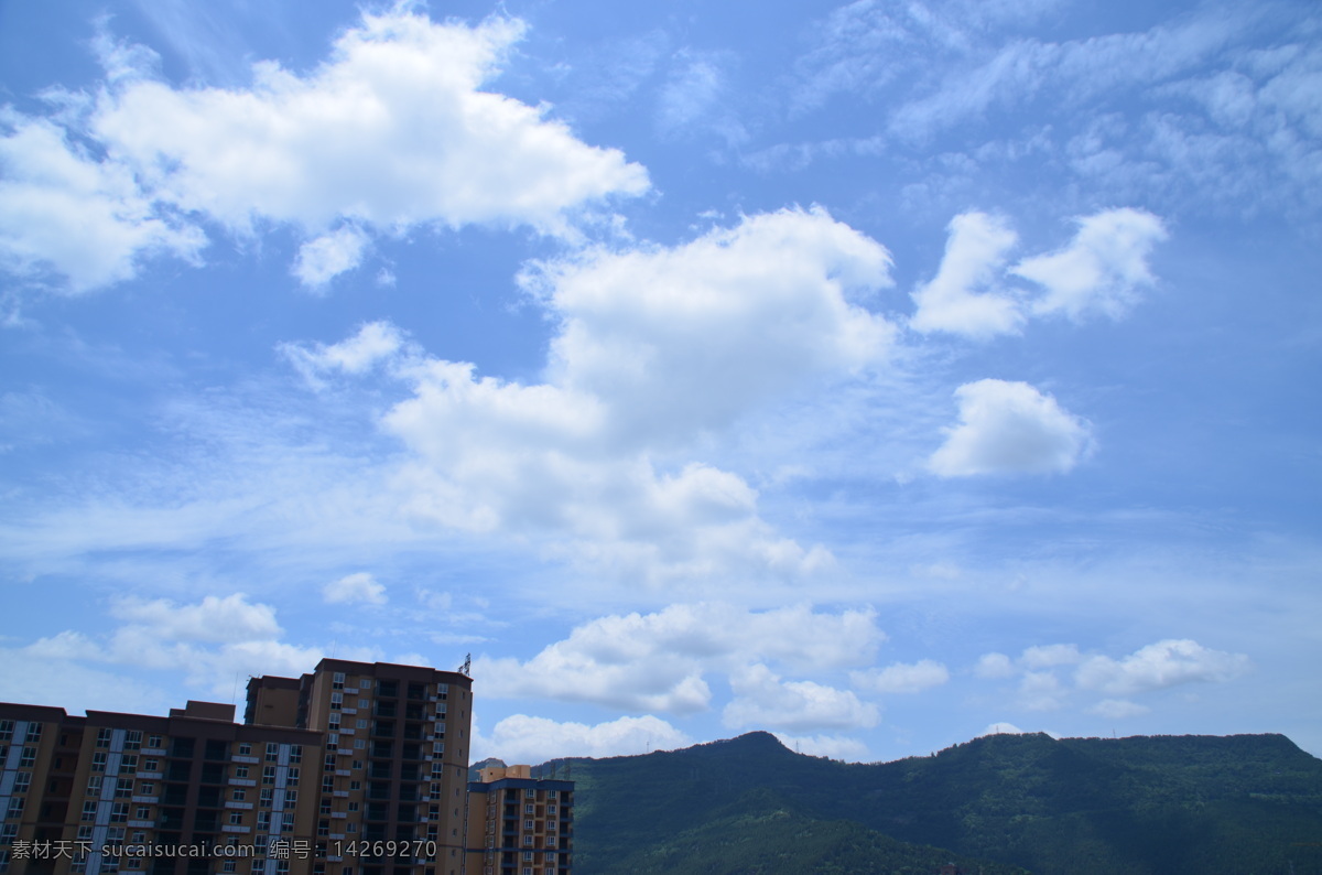 天空的云 中国 通江 天空 云朵 自然景观 自然风景
