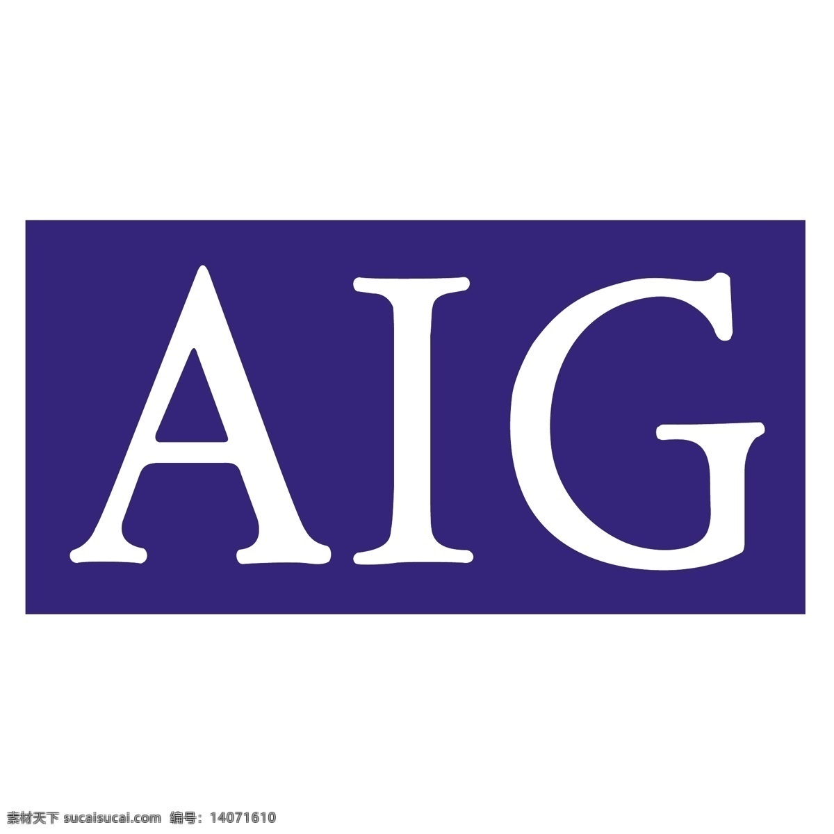 美国国际集团 aig aig标志 标识为免费 psd源文件 logo设计