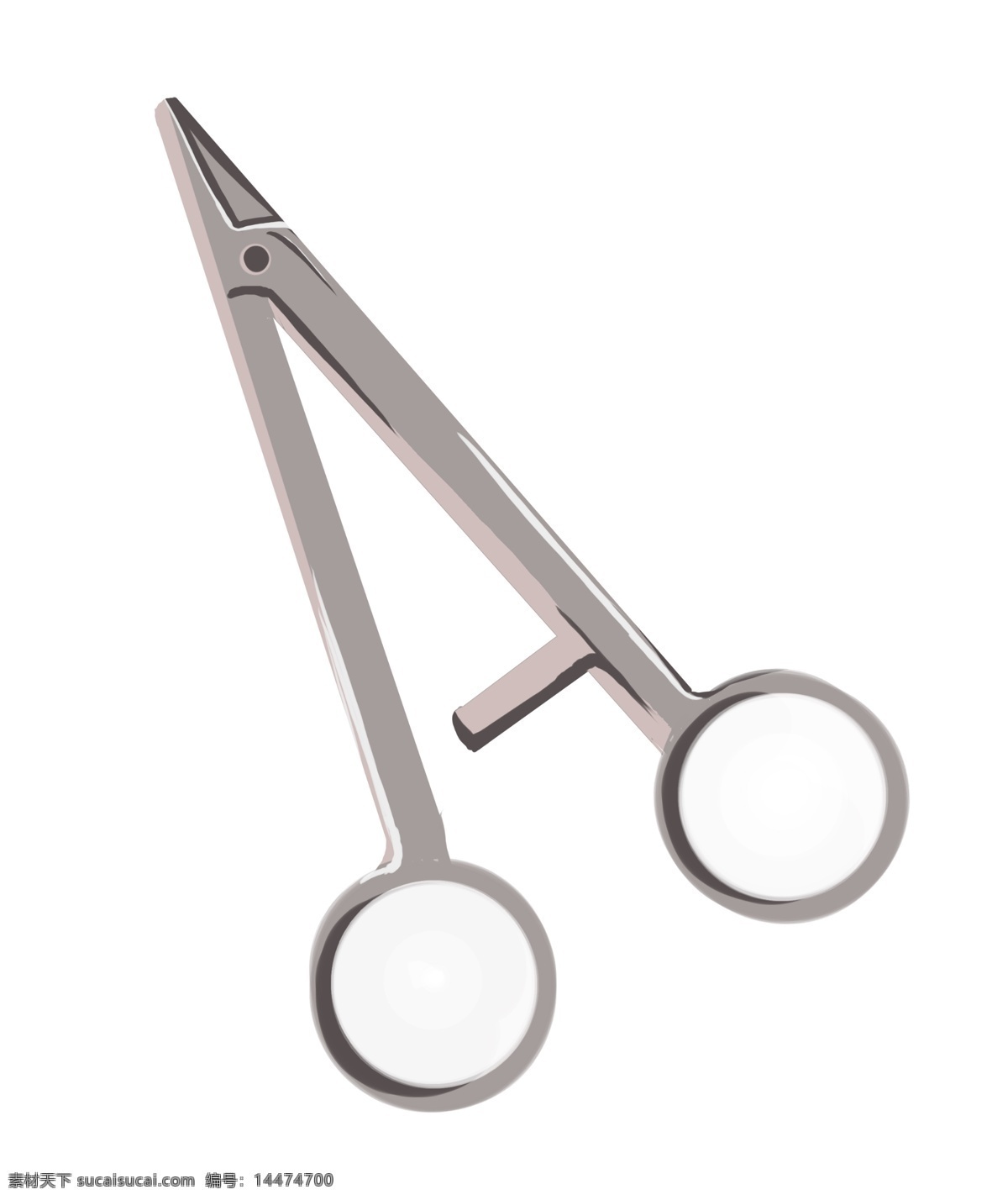 金属手术剪刀 医疗用品 金属 剪刀
