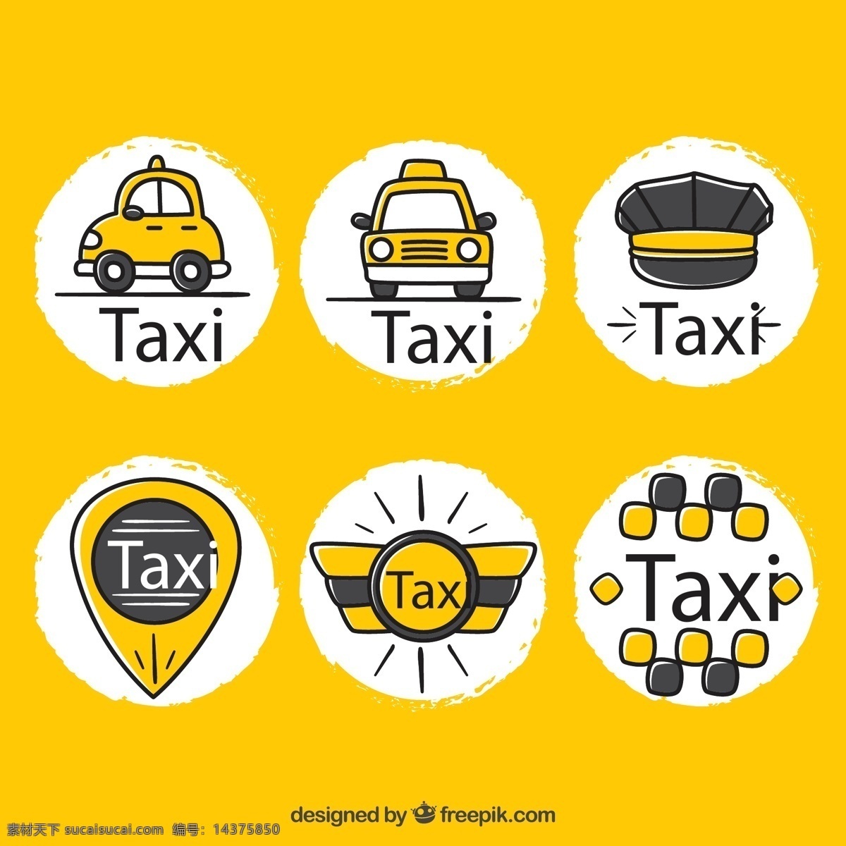 出租车 元素 标签 出租 帽子 地标 矢量 高清图片