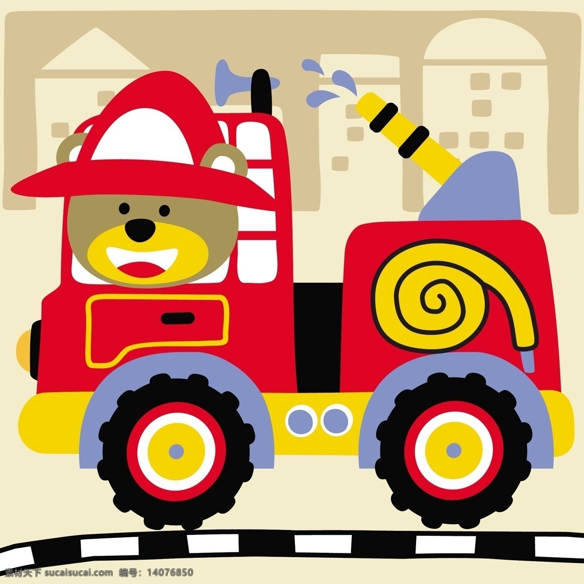 小 熊 卡车 动漫 可爱 图 小熊 小卡车 卡通 小动物