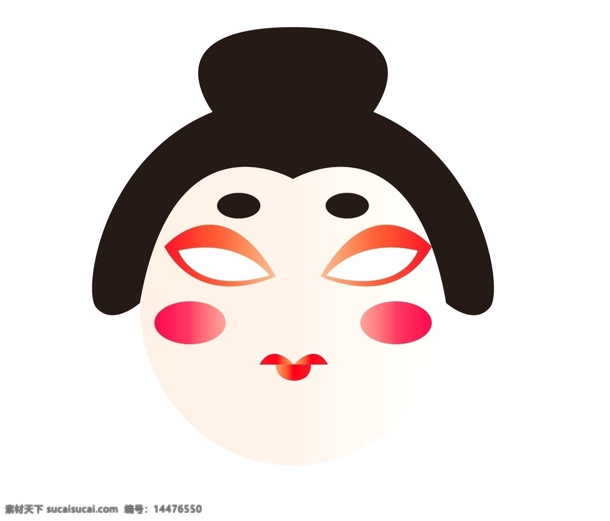 日本 妇女 头像 插画 日本人物头像 妇女头像 日本妇女头像 日本女士头像