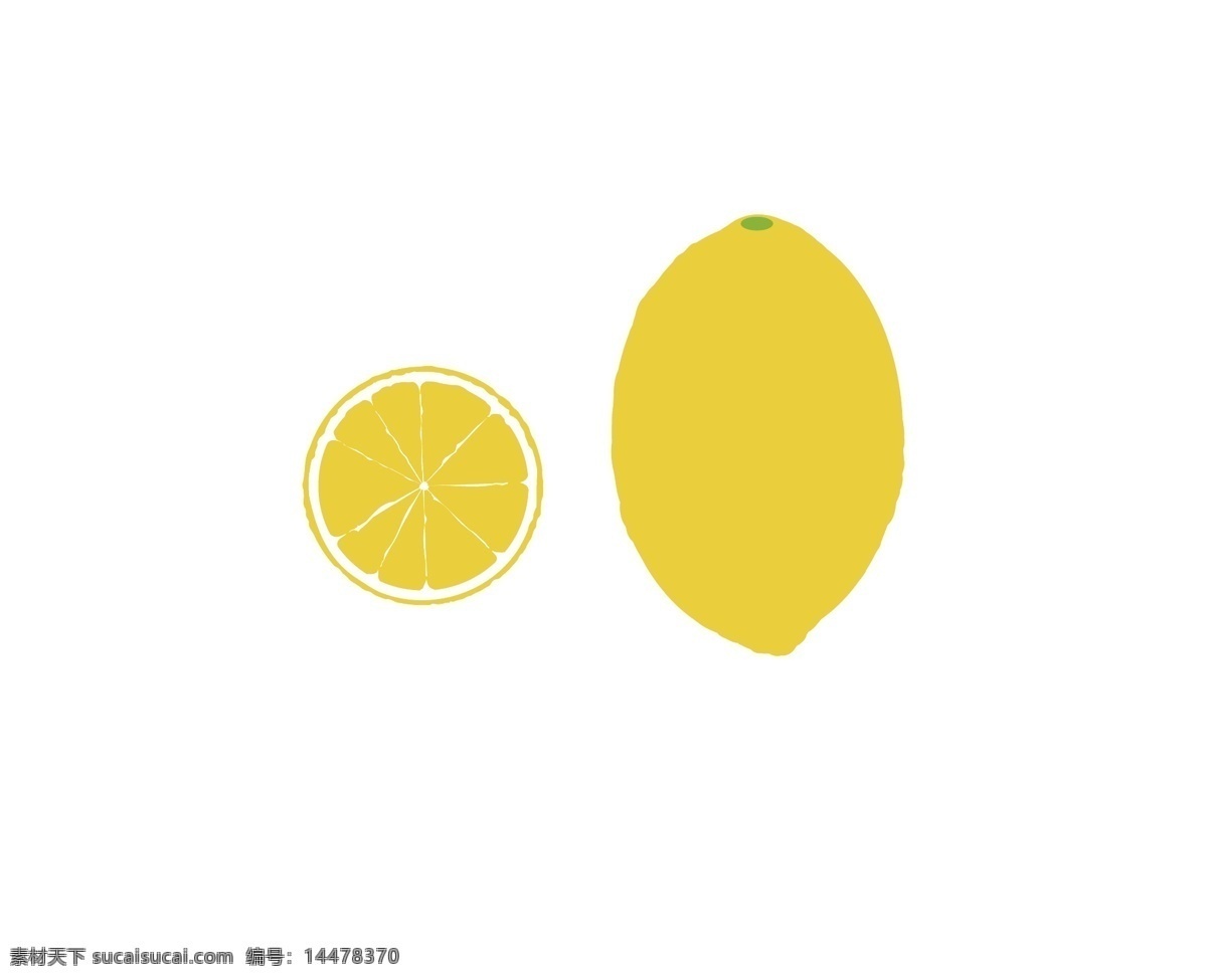 制作柠檬片 柠檬片 柠檬矢量图 柠檬 黄色 黄色柠檬 柠檬切片 切片 切开的柠檬 学习 生活百科 餐饮美食