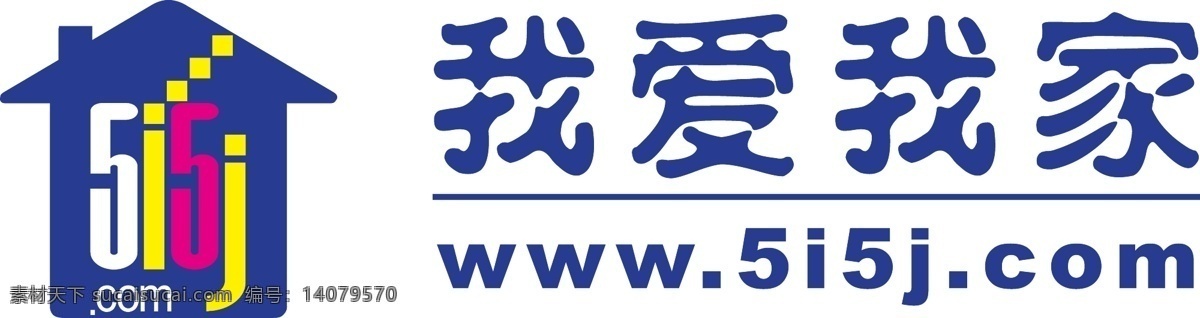 我爱我家 房地产 中介 房子 标志 logo